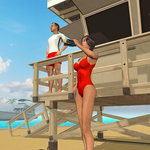Beach Lifeguard Rescue icon
