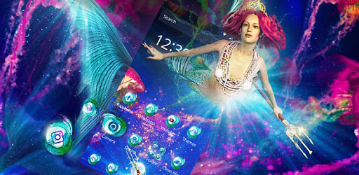 Shiny Underwater Mermaid Theme PC screenshot