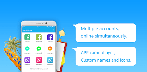 XenderSpace – Unlimited multiple accounts PC screenshot