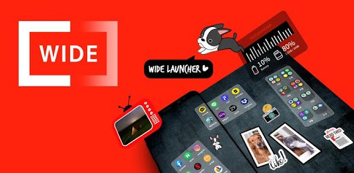 Wide Launcher - 3x wider home screen PC screenshot