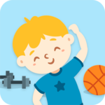 Morning exercises for kids icon