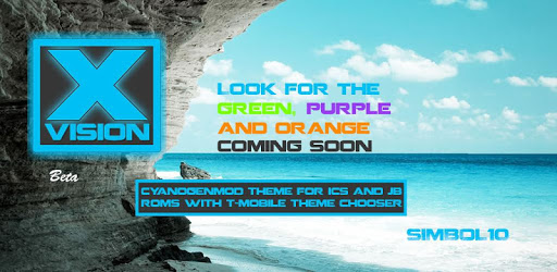 X-Vision CyanogenMod Theme PC screenshot