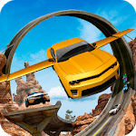 Flying Car Stunts On Extreme Tracks icon