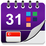 Singapore Calendar with Holidays icon