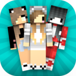 Cute Girls Skins For MCPE for PC