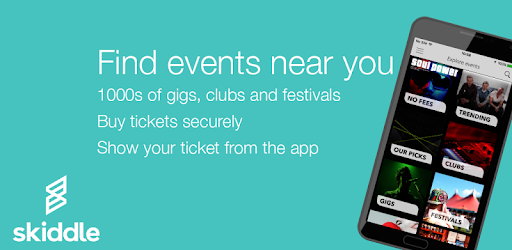 Skiddle: Gigs Clubs Festivals PC screenshot