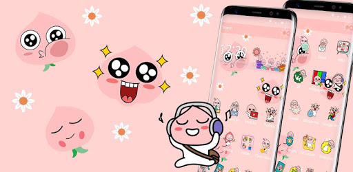 Smart Pink Emoji Theme PC screenshot