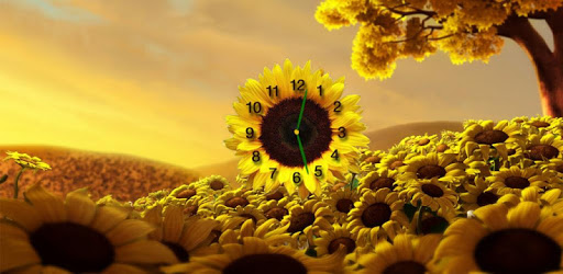 Flower Clock Free Wallpaper PC screenshot