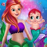 Little Mermaid Baby Care Ocean World icon