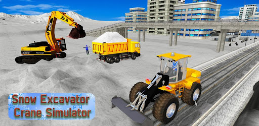 Snow Excavator Crane Simulator PC screenshot