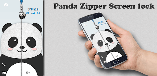Panda Zipper Screen Lock PC screenshot