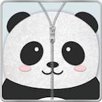 Panda Zipper Screen Lock for PC