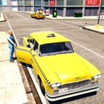 City Taxi Driver Pick Up the Passenger in Highway for PC