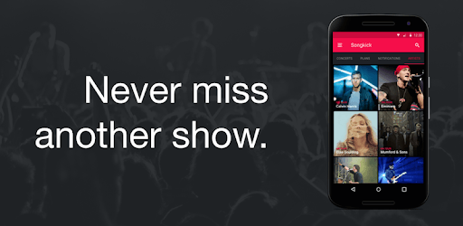 Songkick Concerts PC screenshot