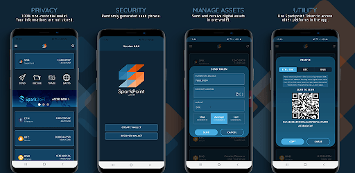 SparkPoint - Cryptocurrency Wallet & DApps Browser PC screenshot
