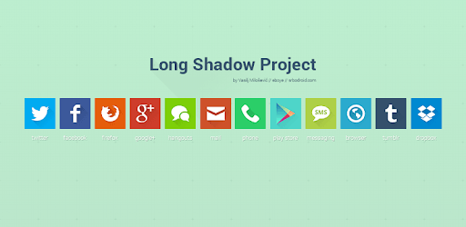 Long Shadow Icon Pack PC screenshot Long Shadow Icon Pack PC screenshot