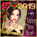 New Year 2019 Photo Frames , 2019 Greetings Cards icon
