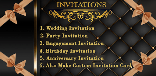 Invitation Card Maker : Invitation Maker PC screenshot