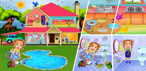 Sweet Baby Girl Cleaning Games 2018: House Cleanup PC screenshot