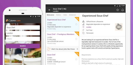 Caterer Job Search PC screenshot