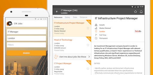 CWJobs PC screenshot