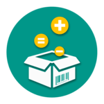 Stock and Inventory Simple icon