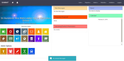 SAMITES  Sri Aurobindo Mira Matriculation School PC screenshot