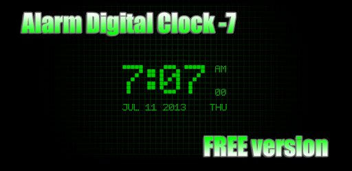 Alarm Digital Clock-7 PC screenshot Alarm Digital Clock-7 PC screenshot
