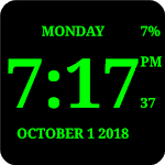 Digital Clock Live Wallpaper-7 for PC