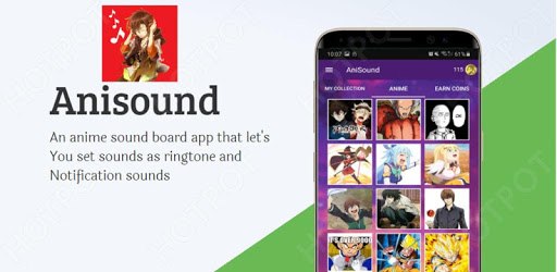 Anisound – Anime Music, Anime Ringtones Soundboard PC screenshot