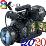 8k Full HD Video Camera icon