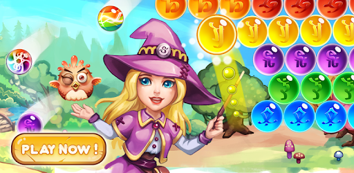 Panda Witch Pop Bubble Shooter PC screenshot