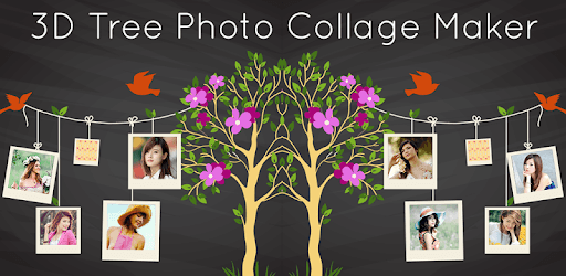 3D Tree Photo Collage Editor PC screenshot