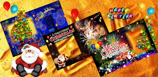 2018 Christmas New Year Photo Frames PC screenshot