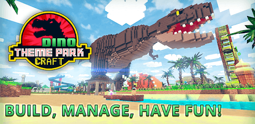 Dino Theme Park Craft: Ride Dinosaur Rollercoaster PC screenshot