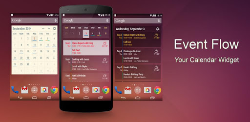 Event Flow Calendar Widget PC screenshot