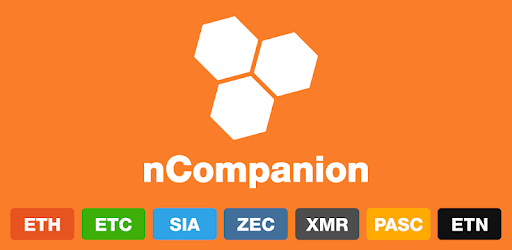 nCompanion - Nanopool Monitoring App PC screenshot