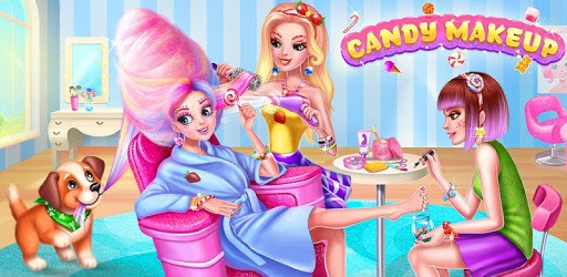 Candy Makeup Beauty Game - Sweet Salon Makeover PC screenshot