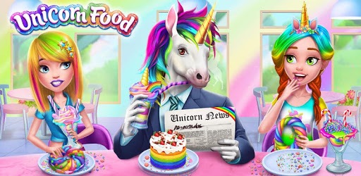 Unicorn Food - Rainbow Glitter Food & Fashion PC screenshot Unicorn Food - Rainbow Glitter Food & Fashion PC screenshot