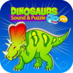 Dinosaur sound puzzles preschool educational for PC