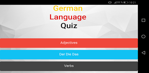 German Language Quiz PC screenshot