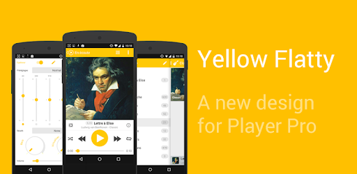 PlayerPro Skin Flatty Yellow PC screenshot