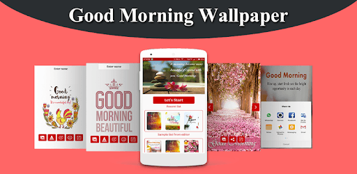 Good Morning Wallpaper With Name And Emojis PC screenshot