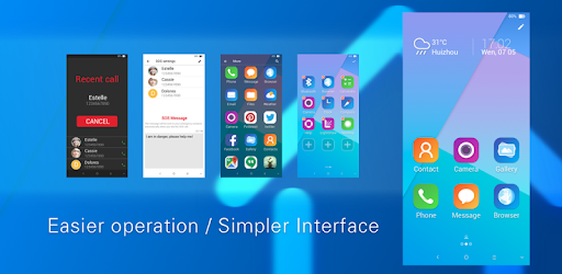 Simple Launcher ( Big Launcher,Easy Mode,no ads) PC screenshot Simple Launcher ( Big Launcher,Easy Mode,no ads) PC screenshot