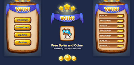 Spin Rewards - Free Spins and Coins Links PC screenshot