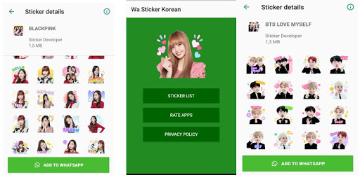 WAStickerApps Korean Idol Sticker for WhatsApp PC screenshot