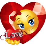 Love chat stickers icon