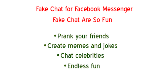Fake Chat Conversation for messenger PC screenshot