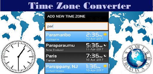 Different World Time Zone Converter clock-techsial PC screenshot