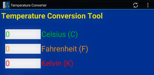 Temperature converter Degree Celsius to Kelvin PC screenshot